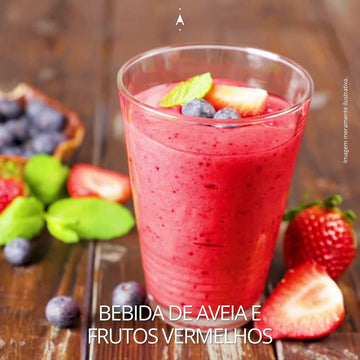 Receitas saudáveis e simples ● Bebida de Aveia e Frutos Vermelhos