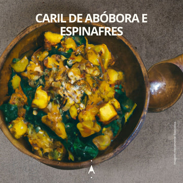 Receitas saudáveis e simples ● Caril de Abóbora e Espinafres