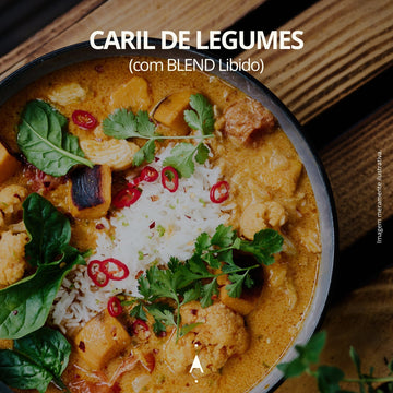 Receitas saudáveis e simples ● Caril de Legumes (com Blend Libido)