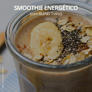 Smoothie energético com blend treino