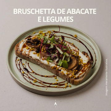 Bruschetta de Abacate e Legumes do The Therapist