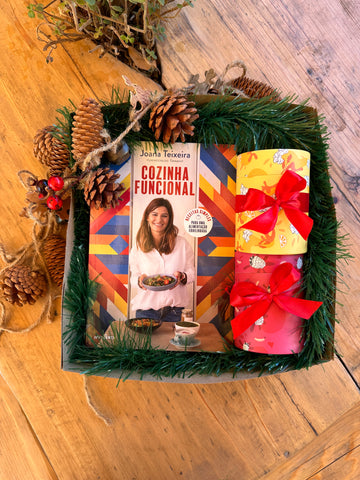 Caixa de Oferta “Cozinha Funcional” + 2 Chás — Bem-Estar & Inspiração