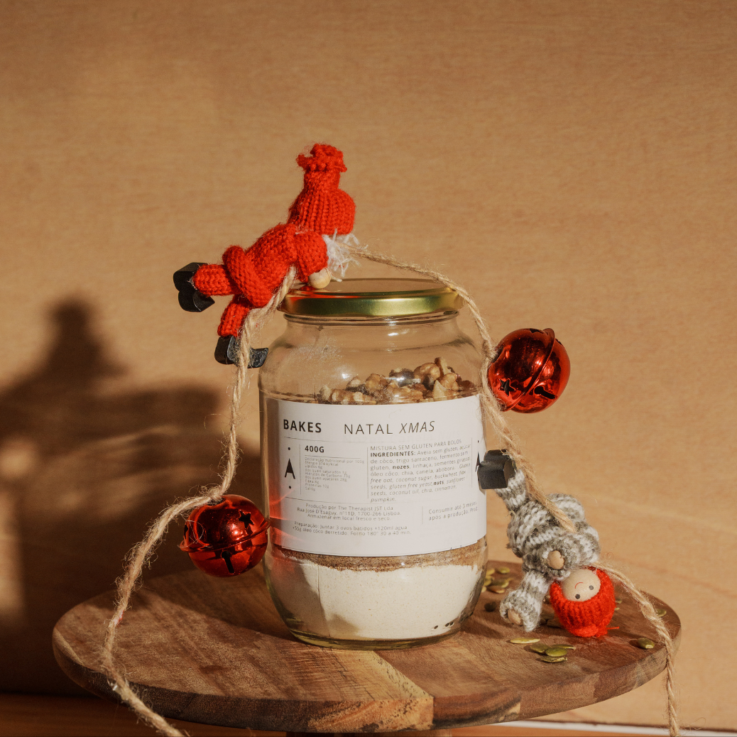 Preparado para bolo vegan e gluten free